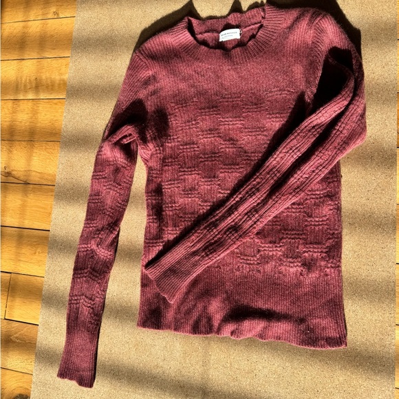 Club Monaco Cashmere Knit - Deep Red - Picture 3 of 5